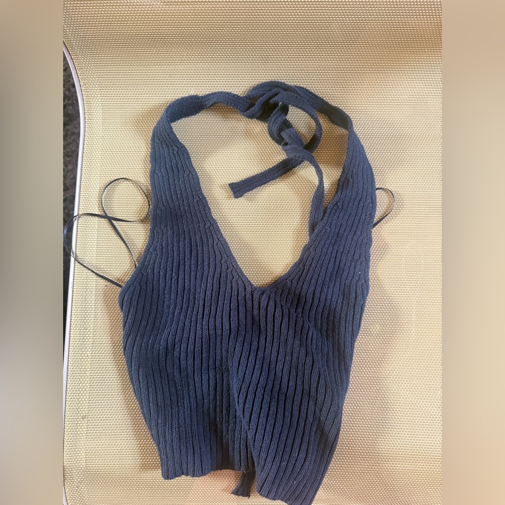 La Hearts Midnight Blue Ribbed Camisole